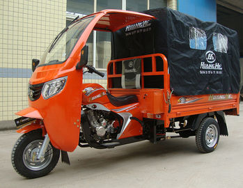 De Driewieler van de de Ladingsmotor van de benzinecabine 150CC met Voor en Achterdekking voor Volwassene