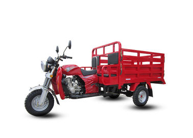 Rode Ladingsmotorfiets Met drie wielen met de Luchtkoelingsmotor van Passagiersseat 150CC