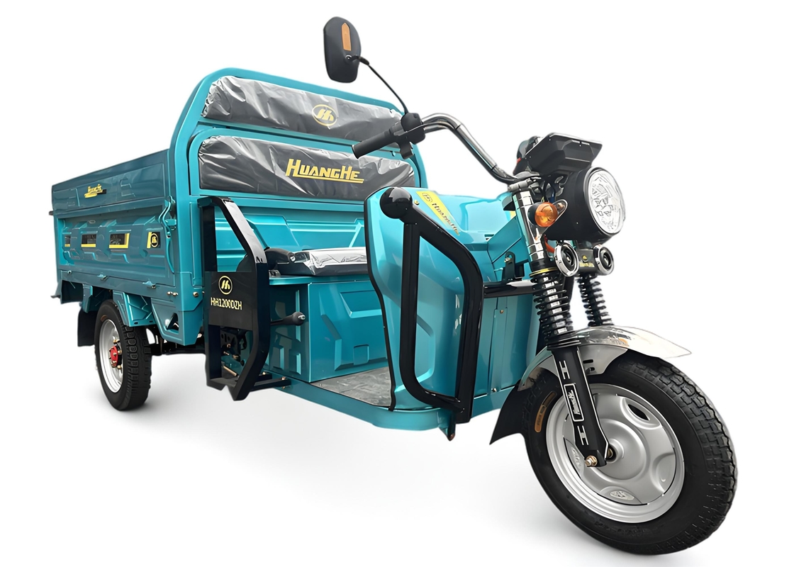 1200W elektrische vracht driewieler met voordrom / achterdrom remmen Nominale belasting 260 kg