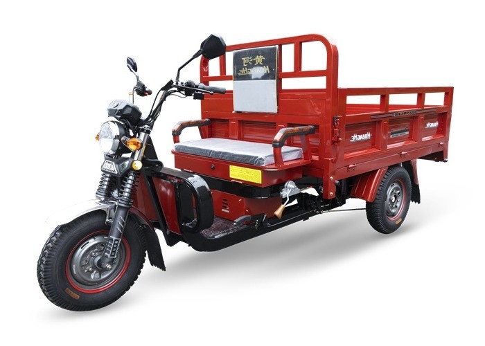 1800W elektrische driewieler met open carrosserie en 25° klimvermogen voor een soepele levering