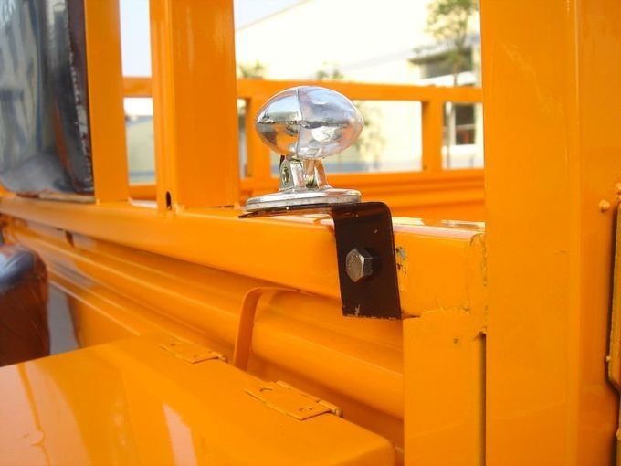 Het oranje van de de Driewielerlading van China van de Motor Open Lichaam Type Met drie wielen 9kw