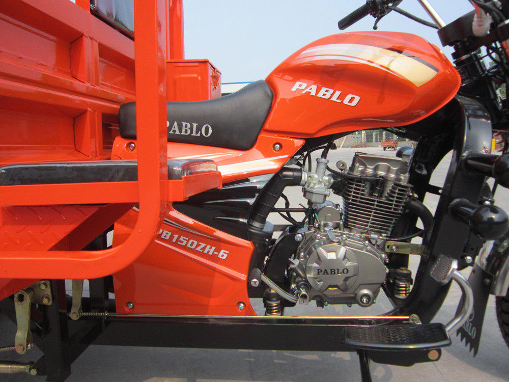 Rechter driewielers motorfiets 3 wielers vrachtmotorfiets met 300cc motortype en 201 250cc cilinders