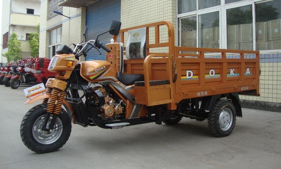 3 het wiel motoriseerde 250cc-Lading het Verhogen Vervoerdriewieler Met drie wielen Met drie wielen voor Volwassenen