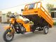 Het oranje van de de Driewielerlading van China van de Motor Open Lichaam Type Met drie wielen 9kw
